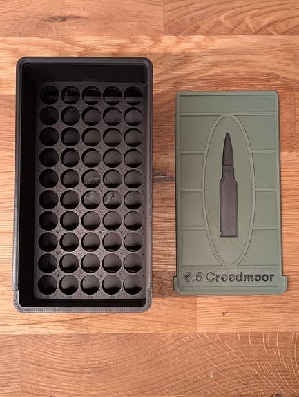 6.5 Creedmoor - ammunitionslåda x50