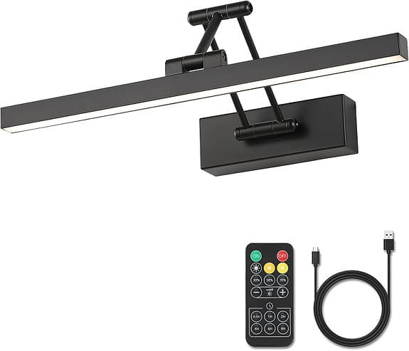 Elegant och flexibel vägglampa – trådlös och batteridriven