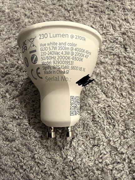 7 st GU10 - smart spotlight white and color samt 4 st dimfjärrar