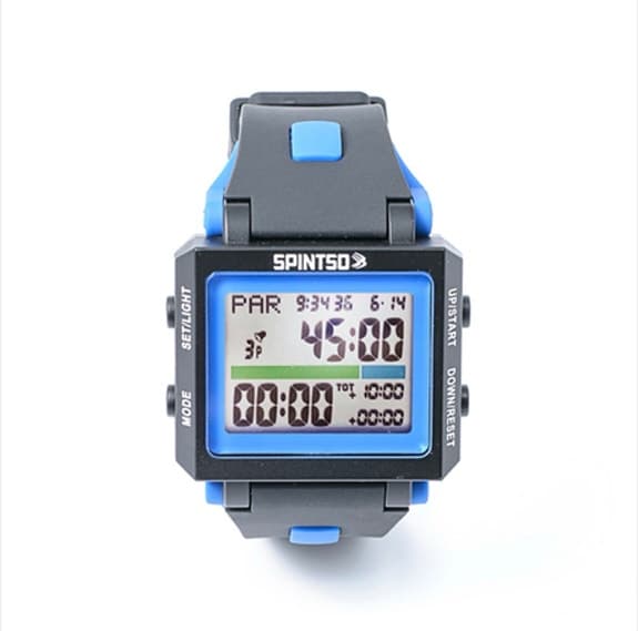 Spintso klocka svart/blå