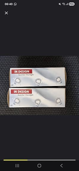 In Design spotlightskena 3-ljus - 2 paket oöppnade