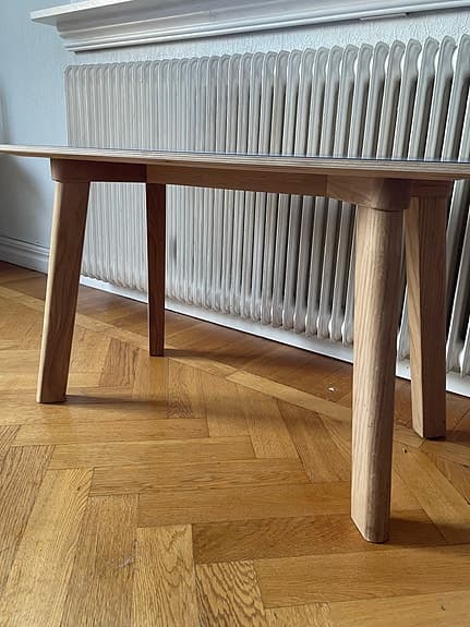 CPH Deux 215 2.0 Bänk 75 cm, Stone Grey / Vattenbaserad Lackad Ek