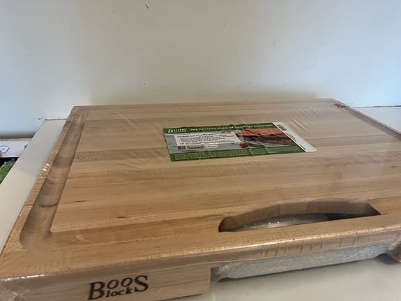 Rejäl Boos Block träskärbräda 61x46 cm.