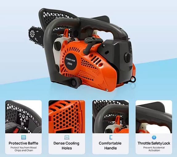 Motorsåg bensindriven 12 tum