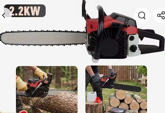 Motorsåg bensindriven 20 tum svärd