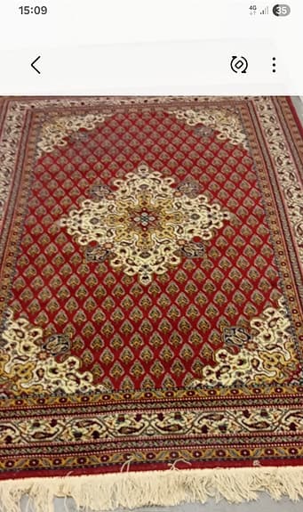 Äkta persisk vacker mönster  100%ren ull från Iran