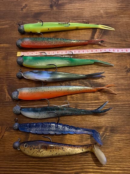 Gäddbeten fiske drag jiggar i toppklass – Svartzonker, Strike Pro + fiskelåda