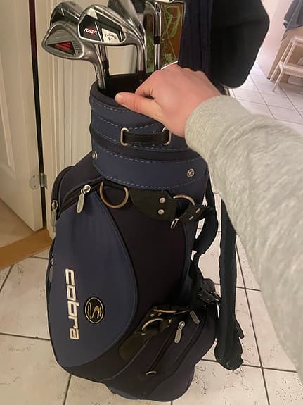 Cobra golfbag blå