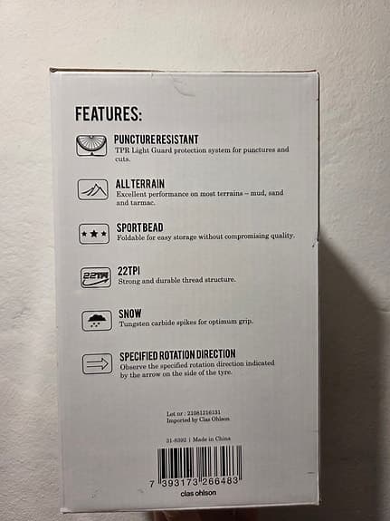 Oanvända Dubbdäck 28" för cykel