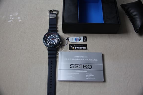 Dykarklocka Seiko samlarobjekt framtaget med PADI