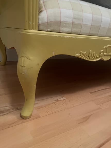 Soffa-Trågsoffa rutigt tyg