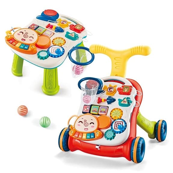 Gåvagn och akvtivitetsbord
