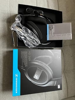 Sennheiser HD 569 hörlurar svart