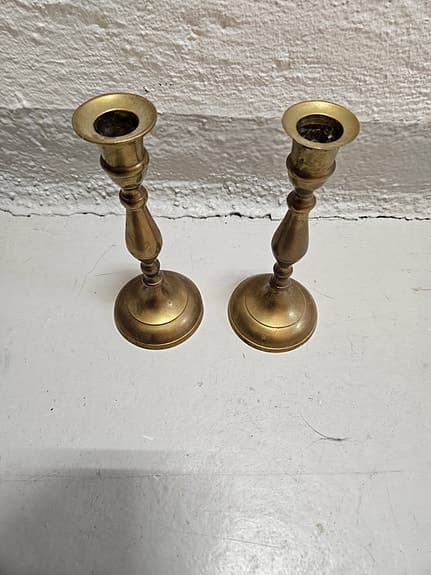 Mässings Ljusstakar.