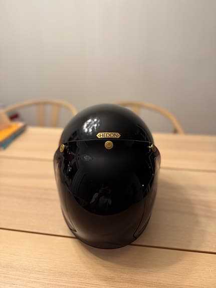 Hedon hedonist motorcykelhjälm svart