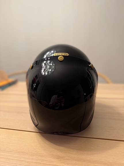 Hedon hedonist motorcykelhjälm svart