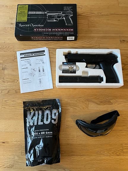 Soft air gun utrustning