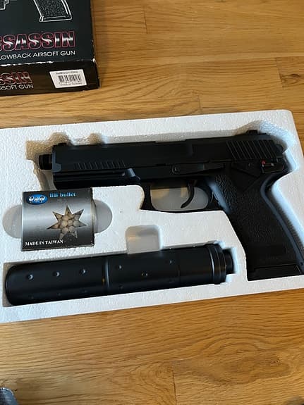 Soft air gun utrustning