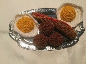 Virkad mat / grönsaker / leksaker / kakor