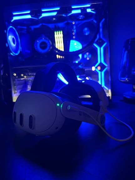 Meta Quest 3 512GB + Link Calbe + Headstrap