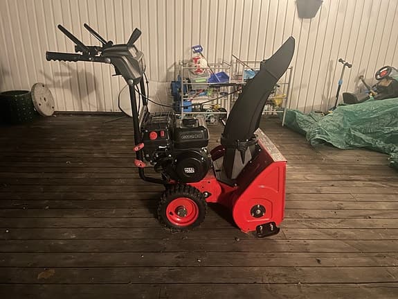 Meec Tools snöslunga 4,2 kW 600 mm röd