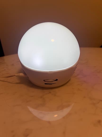 Centrum väckarklockan med ljus