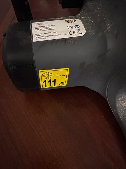 Meec Tools elektrisk motorsåg 1800W 350 mm