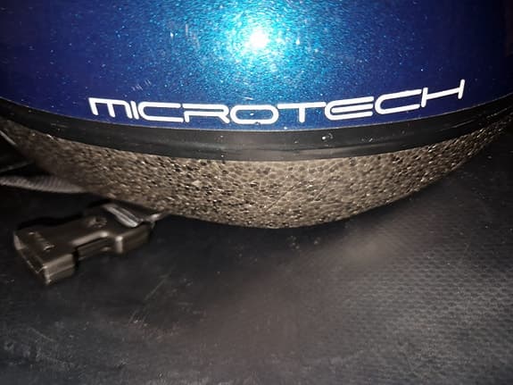 Microtech cykelhjälm blå och Justerbar klätter extremsportshjälm vit