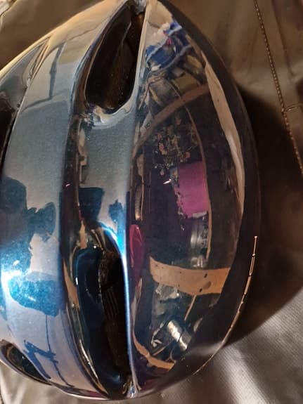 Microtech cykelhjälm blå och Justerbar klätter extremsportshjälm vit