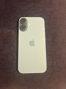 Apple iPhone 16 smartphone 128 GB vit 100% batteri hälsa