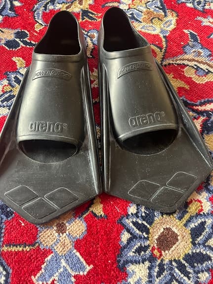 Arena Powerfin simfenor svarta stl 33-34 (3-4)