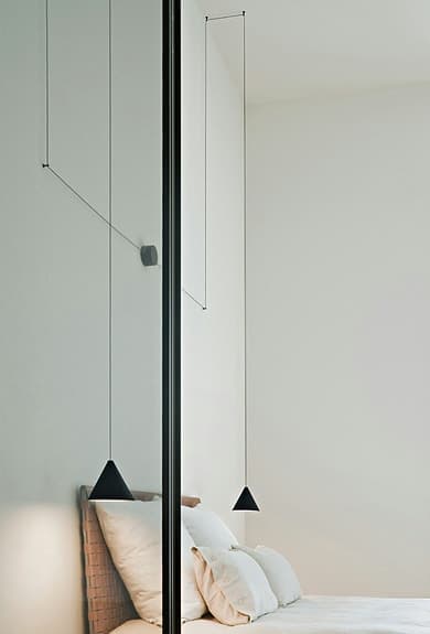 Flos String light 22 m med takrosett