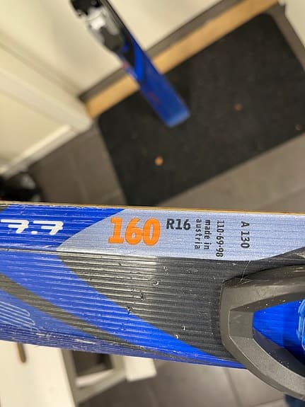 Fischer alpinskidor 160 cm