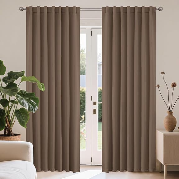 5st Gardiner set av 2st H260 x W140 Khaki