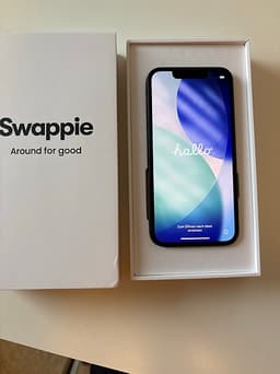 Apple iPhone 13 mini, 128 GB, svart, nytt batteri