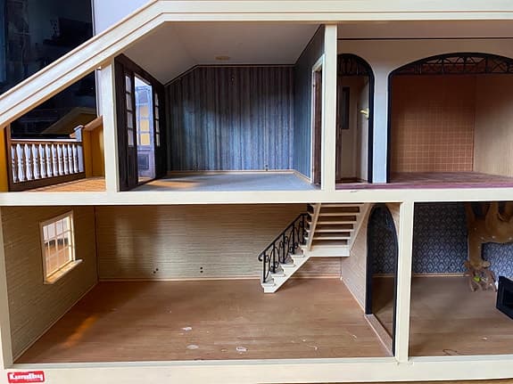 Lundby Dockhus med möbler och tillbehör