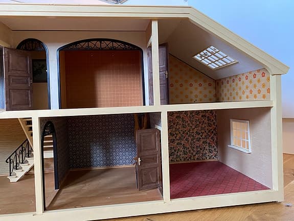Lundby Dockhus med möbler och tillbehör