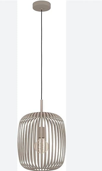 Taklampa pendel beige Ø32,5 cm