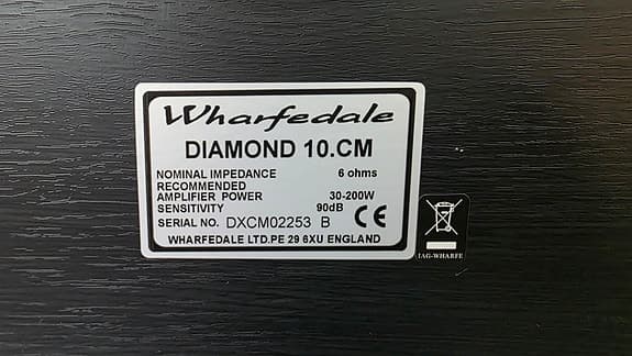 Wharfedale Diamond 10.CM centerhögtalare
