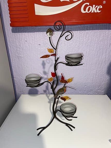Träd - ljusstake - ljushållare