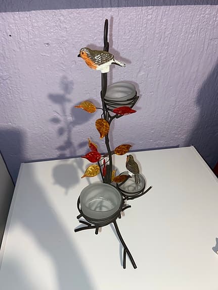 Träd - ljusstake - ljushållare
