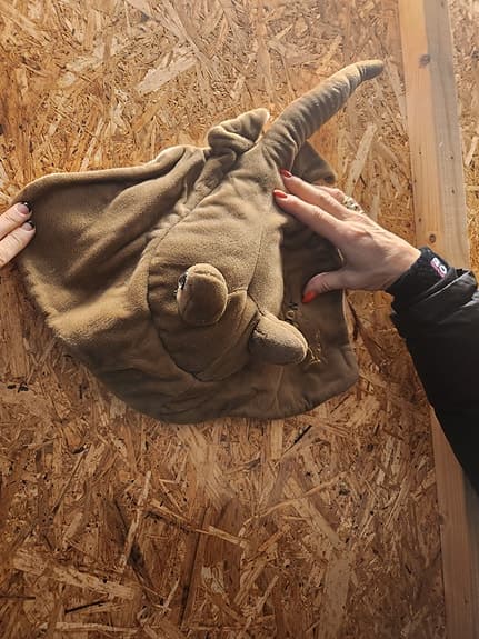 En stingrocka (eller alien?!) Mjukis gosedjur/fisk
