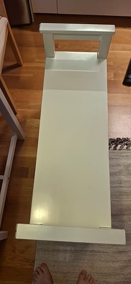 Hemnes bänk med skoförvaring