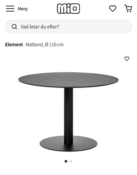 Matbord från Mio