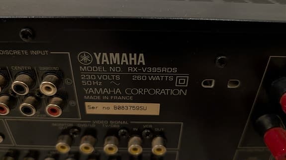 YAMAHA FÖRSTÄRKER