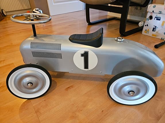 Mini Speeders Gåbil Lil Racer, Silver