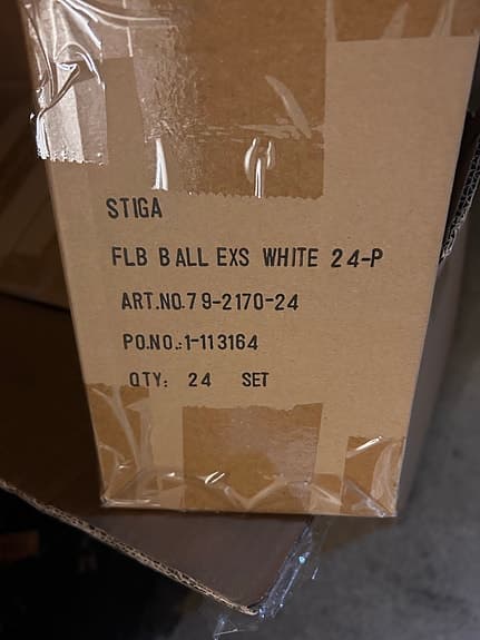 Stiga EXS Innebandybollar - 24-pack (HELT NYA)