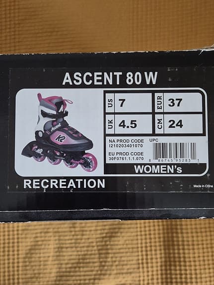 Nya rullskridskor 37 + protective set