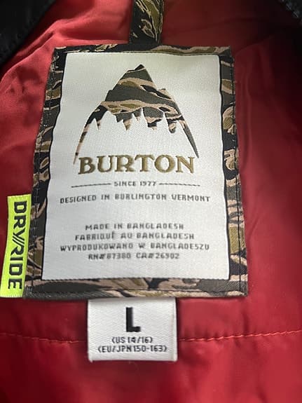 Burton snowboardjacka