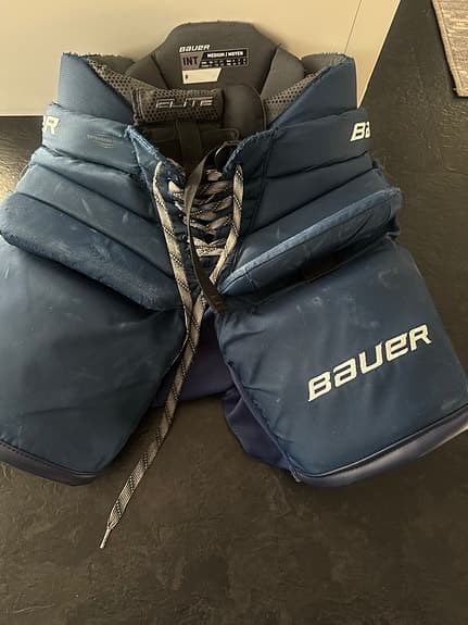 Bauer Målvakts hockeybyxor Intermediate medium blå